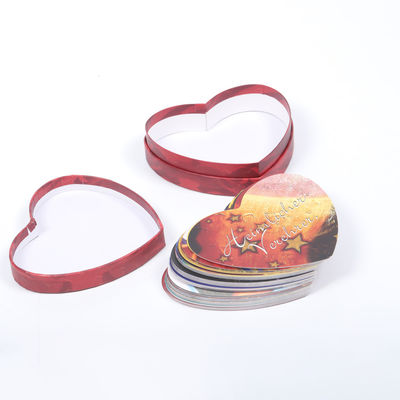 Waterproof PVC Learning Game Cards Hot Stamping LOVE Shape