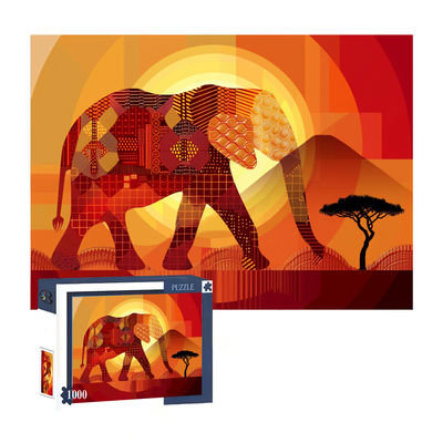 Quality 1000-Piece Custom Printed Educational Jigsaw Puzzle factory